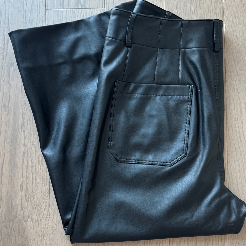 Maeve Ebony Wide Leg Trousers